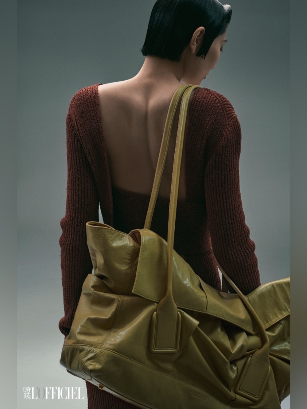 Bottega Veneta tapioca lambskin arco maxi slouch bag retail $5000 - Picture 9 of 11